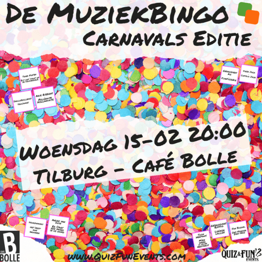 Carnavals MuziekBingo